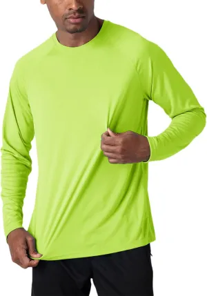 Men's T-Shirts Summer Long Sleeve Performance Quick Dry Breathable Hiking T-Shirts