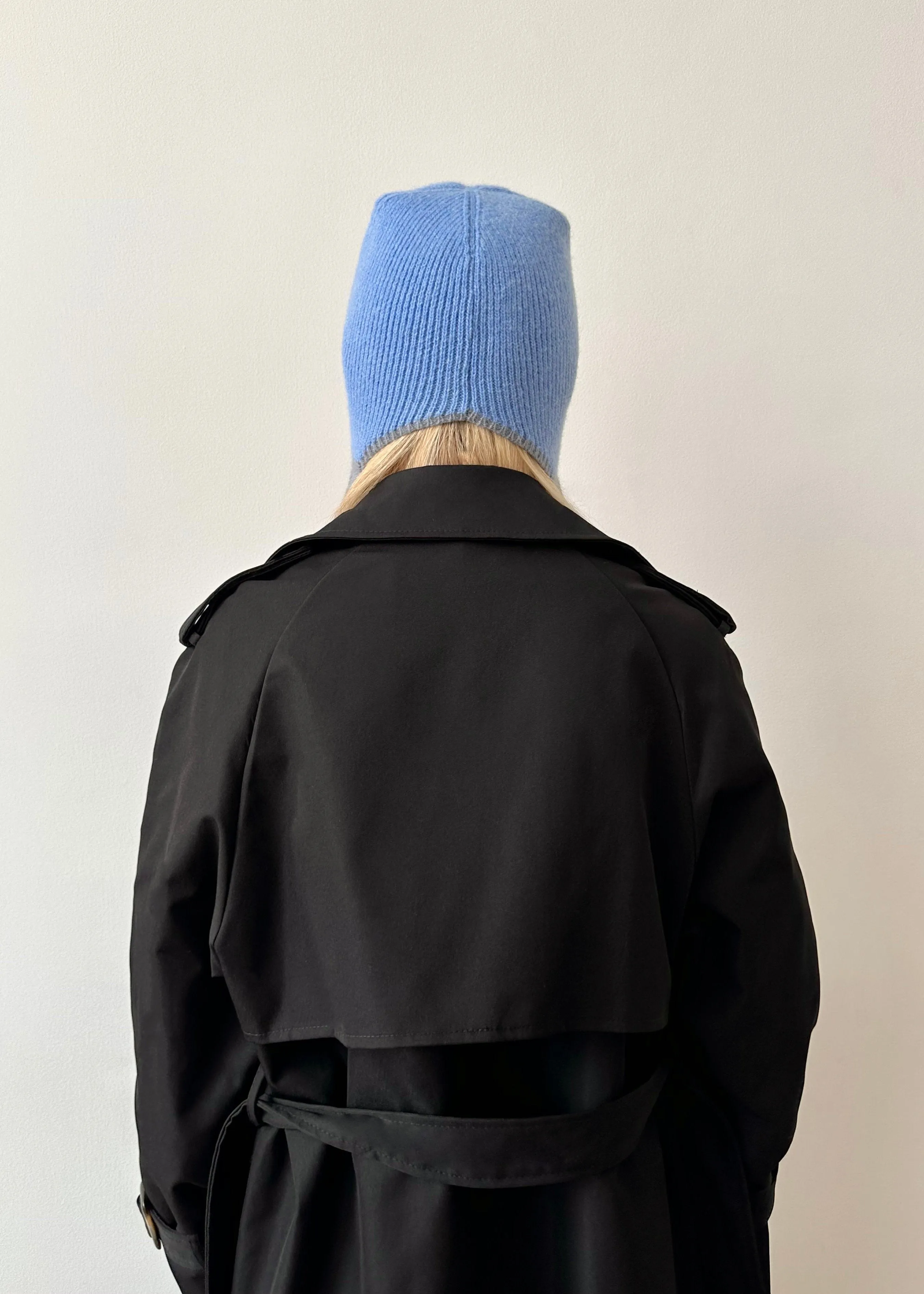 Milan Knit Bonnet in Soft Blue