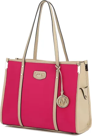 MKF Collection Women's Shoulder Bag, PU Leather Ladies Satchel Handbag  Top Handle Tote Bag Fashion Purse by Mia K