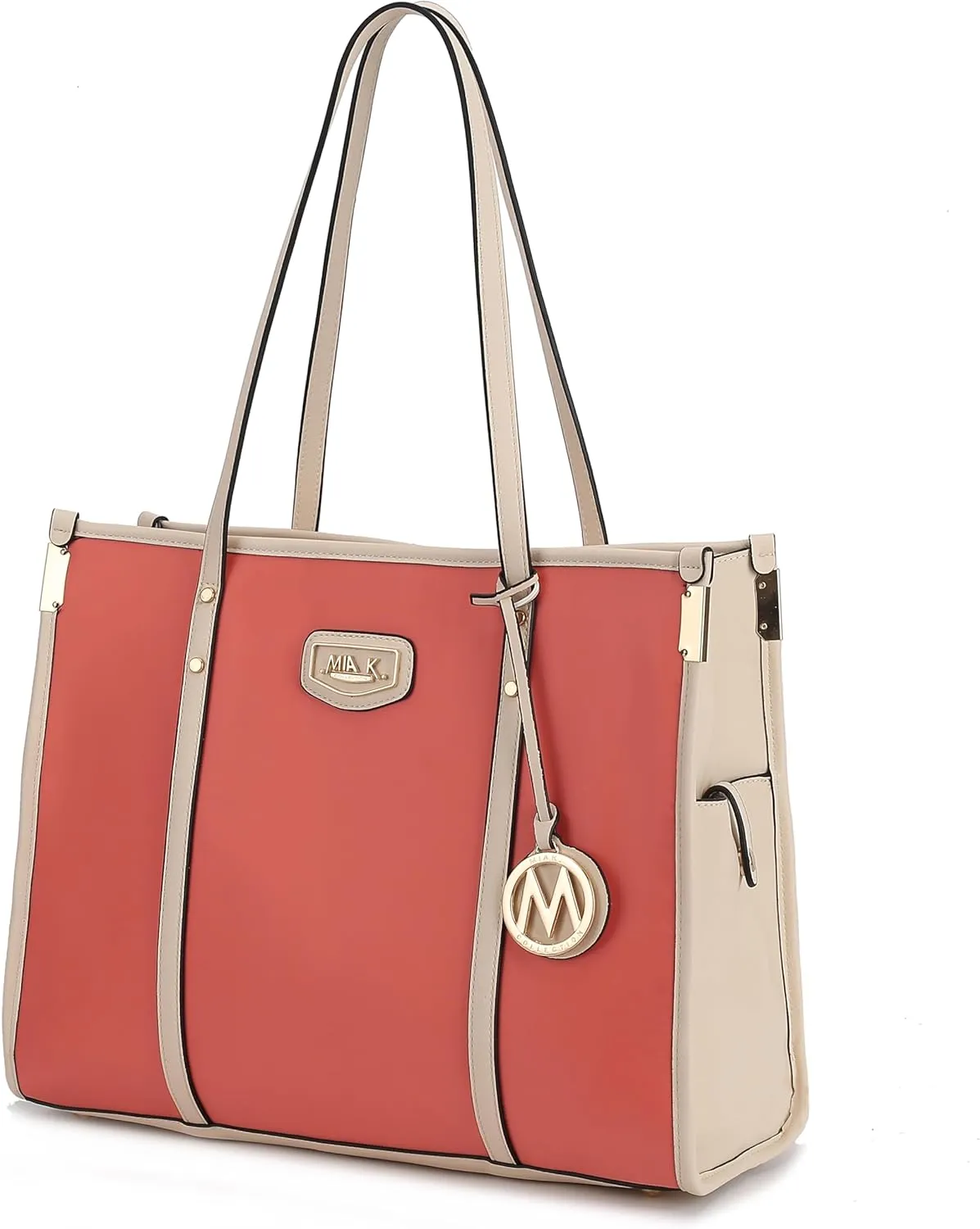 MKF Collection Women's Shoulder Bag, PU Leather Ladies Satchel Handbag  Top Handle Tote Bag Fashion Purse by Mia K