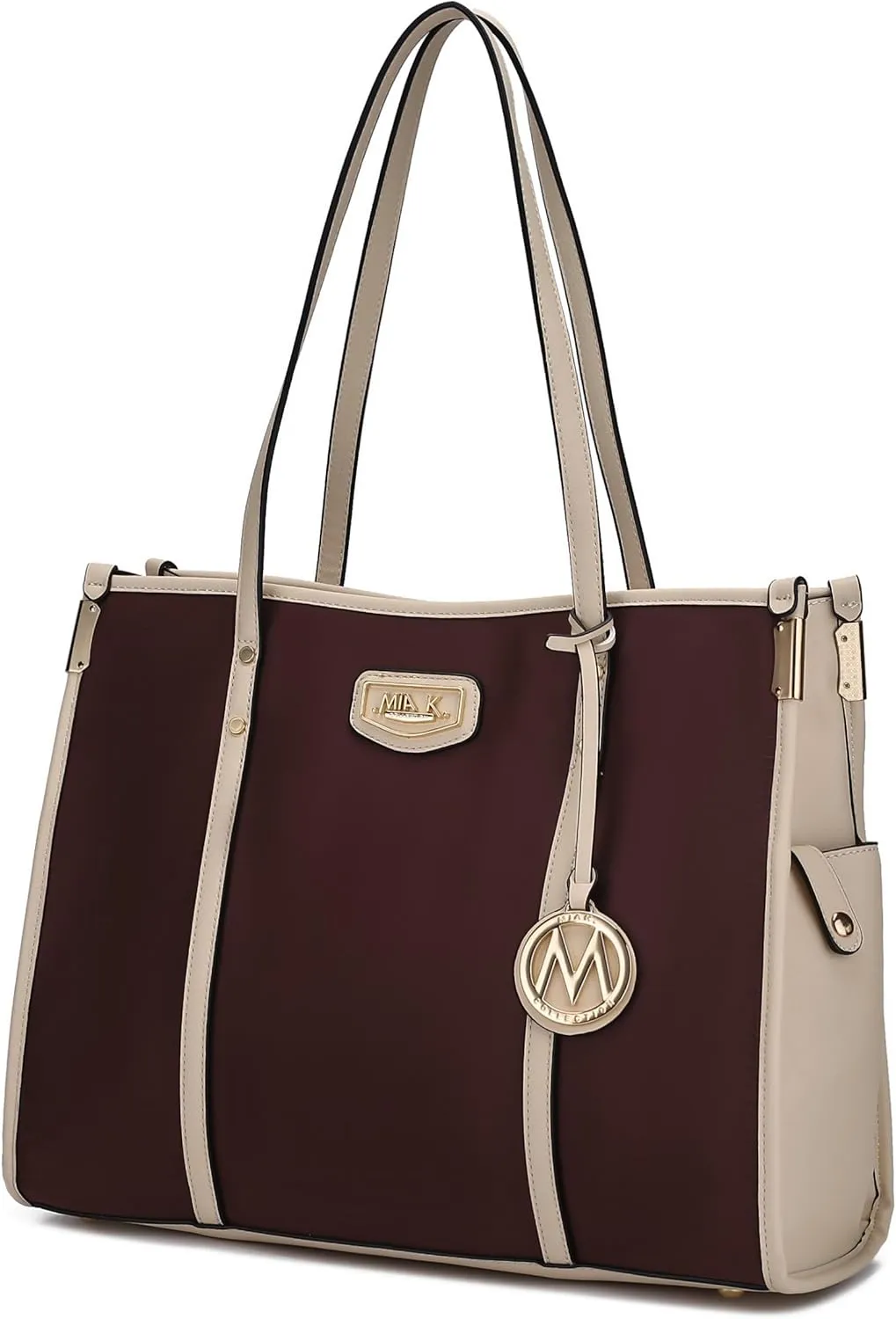 MKF Collection Women's Shoulder Bag, PU Leather Ladies Satchel Handbag  Top Handle Tote Bag Fashion Purse by Mia K