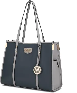 MKF Collection Women's Shoulder Bag, PU Leather Ladies Satchel Handbag  Top Handle Tote Bag Fashion Purse by Mia K
