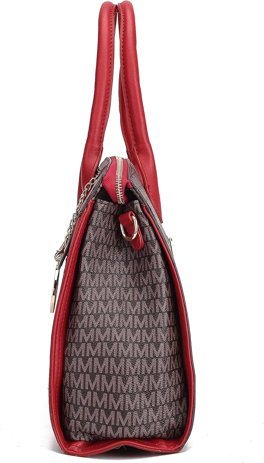MKF Crossbody Satchel Bags for Women  PU Leather Shoulder Pocketbook Handbag  Lady Top Handle Tote Purse