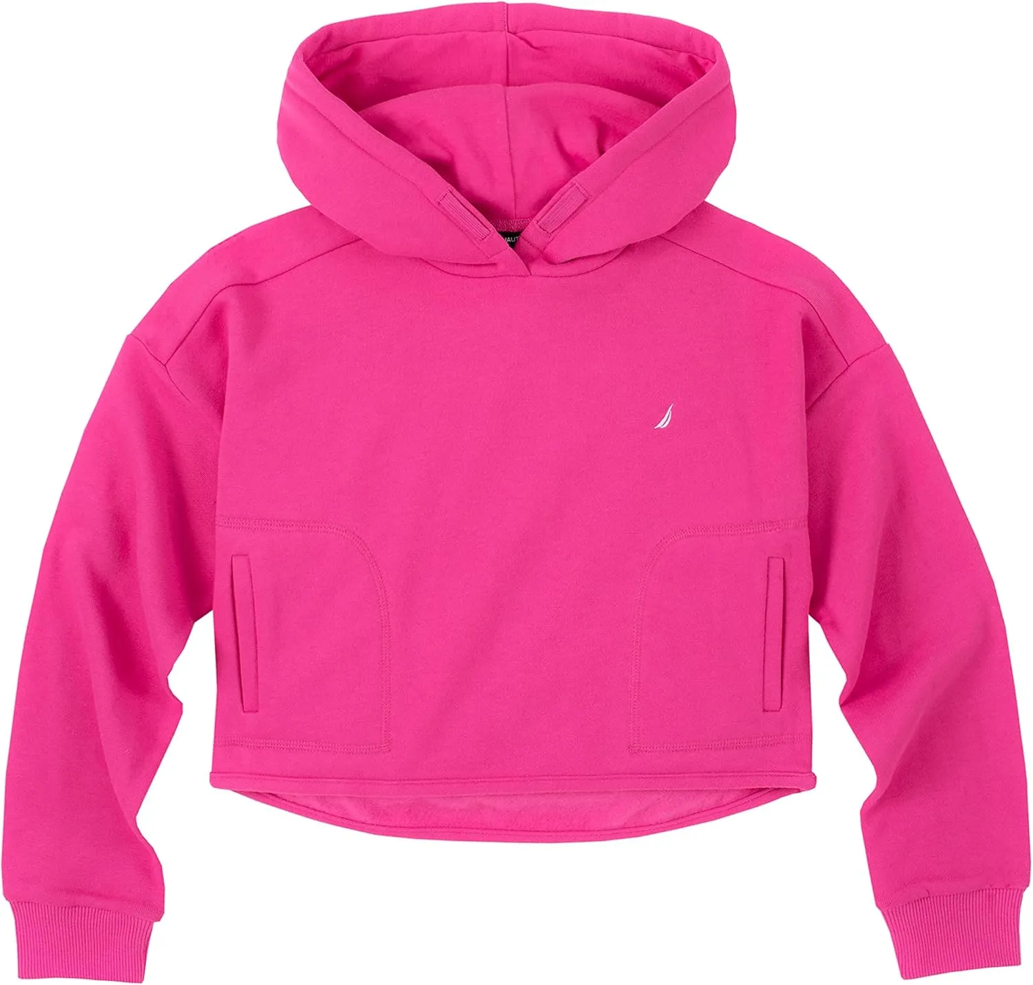 Nautica Girls' Fleece Full-Zip Hoodie Sweatshirt