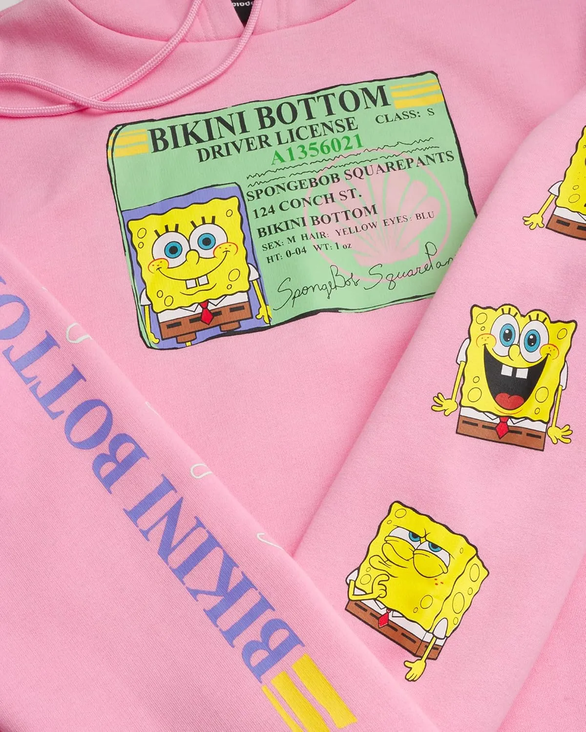 Nickelodeon Mens SpongeBob and Patrick Fleece Sweatshirt  Men and Womens Unisex Pullover Hoodie (Size: S-XL)