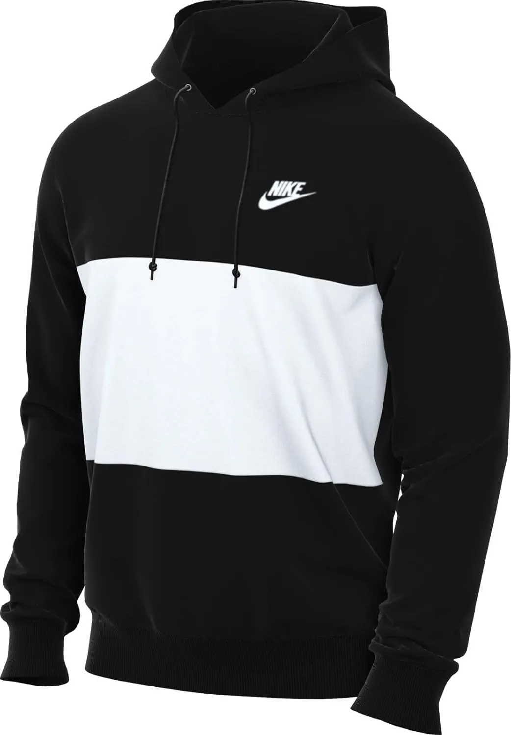 Nike Club Fleece Men's French Terry Color-Blocked Hoodie Size - Medium