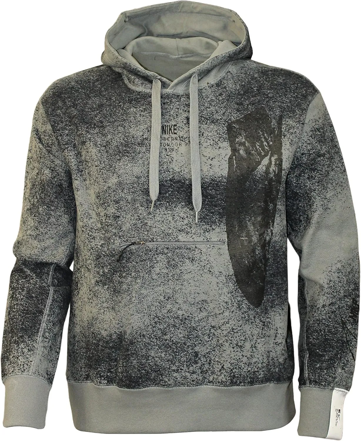 Nike Sportswear Men's Reversible Heavy Hoodie (as1, alpha, l, regular, regular, Standard, Smoke Grey, Large)
