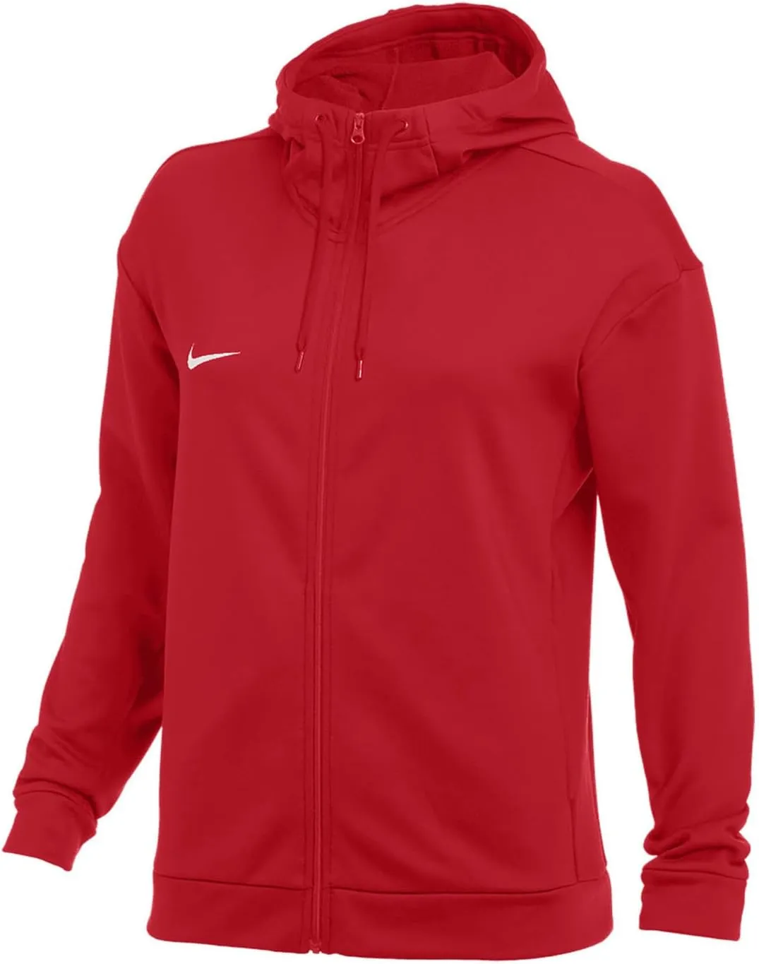 Nike Women's Therma All-Time Full Zip Hoodie | Rib Drawcord Training Hoodie