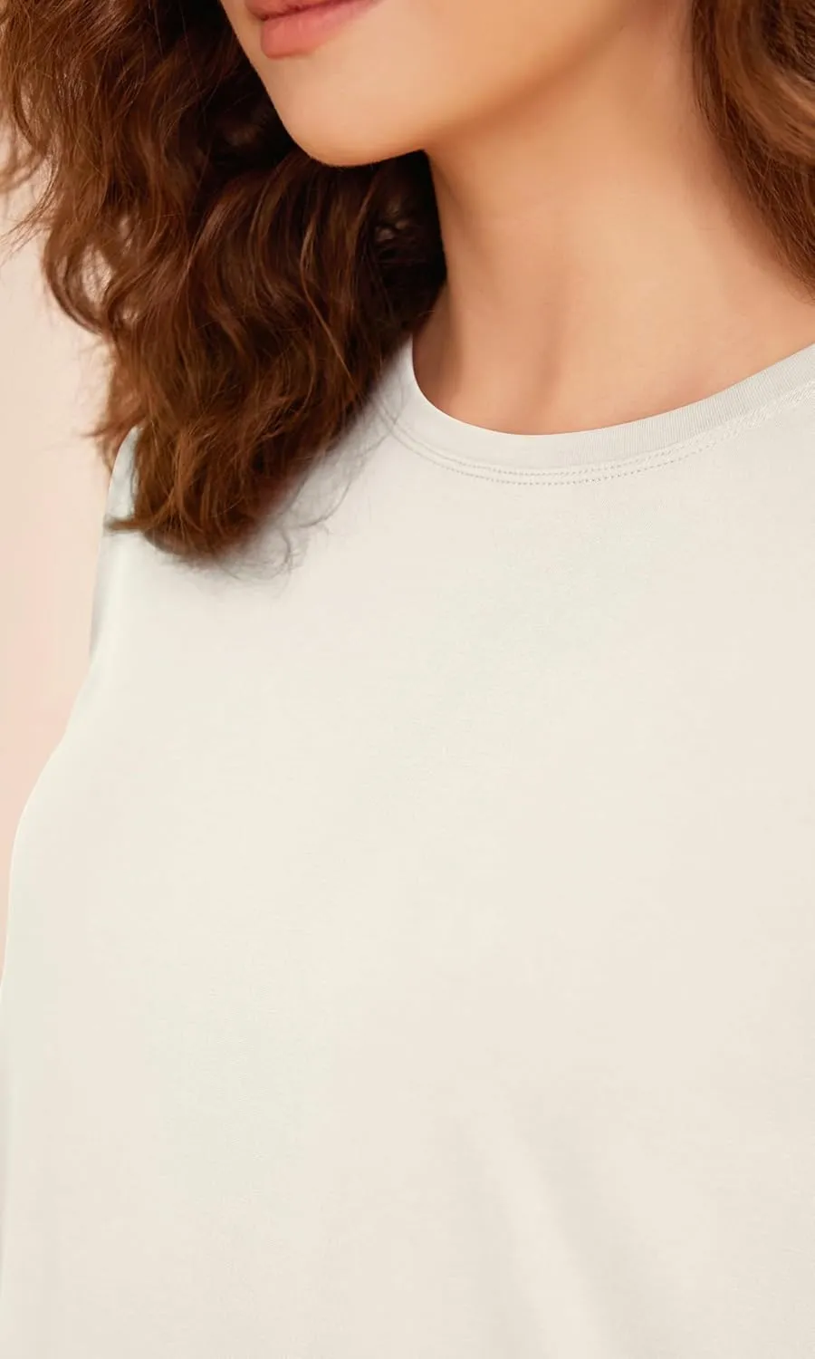 ODODOS Modal Soft Short Sleeve Shirts for Women Crew Neck Yoga Tee Casual Workout Tops