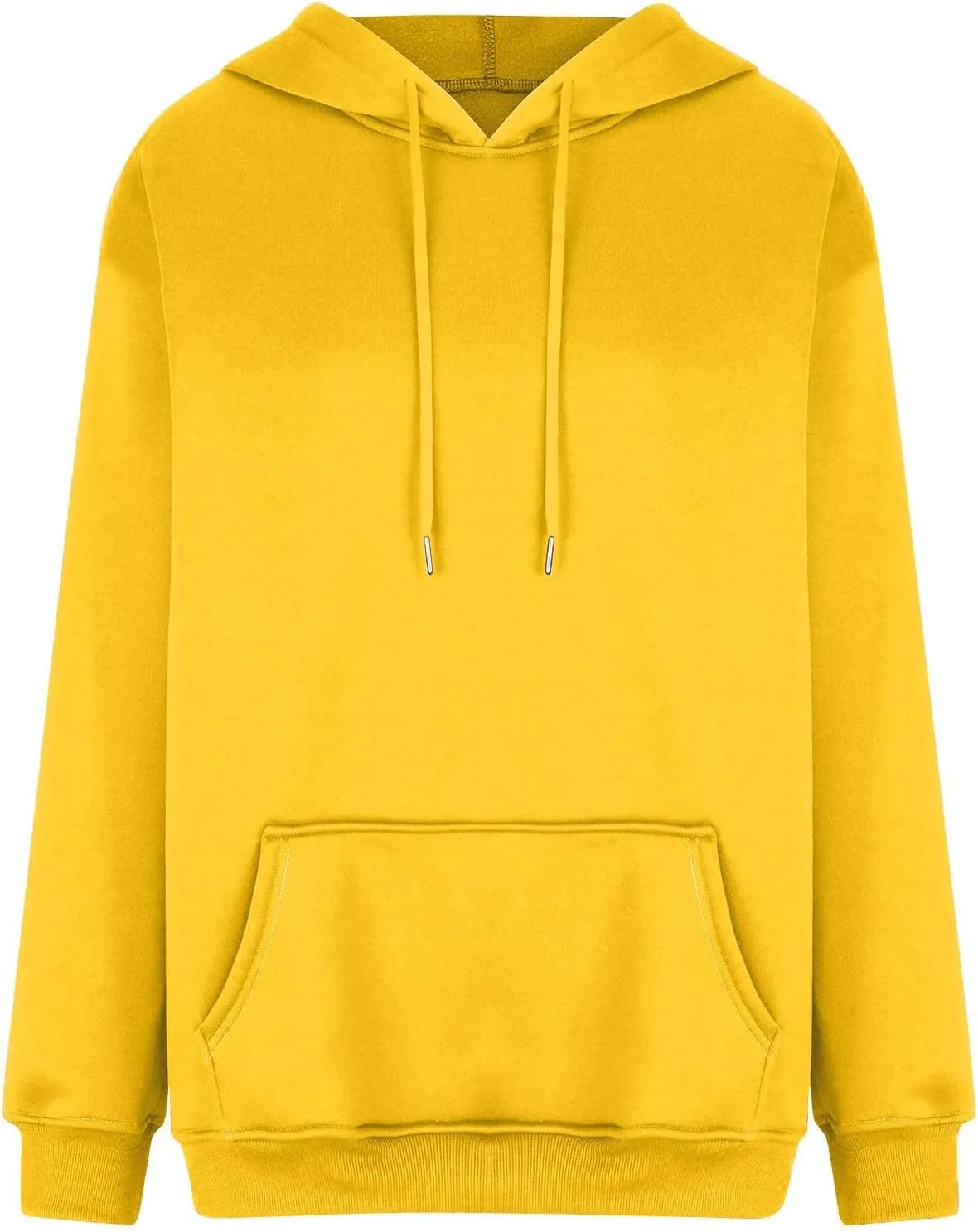 Oversized Hoodie for Women Drawstring Lightweight Pullover Sweatshirts Comfy Y2K Hoodies Fleece Winter Coat w/Pockets
