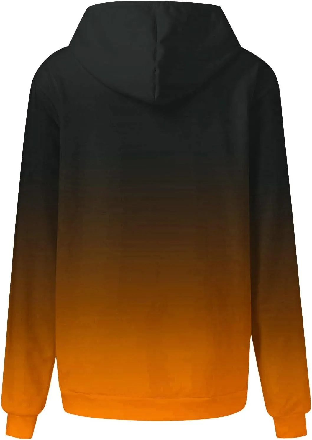 Oversized Hoodies For Women 2024 Trendy Gradient Color Long Sleeve Hooded Sweatshirt Loose Fall Pullover Hoodie