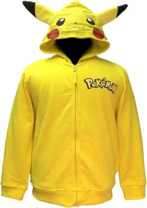 Pokemon Boys' Pikachu Costume Hoodie