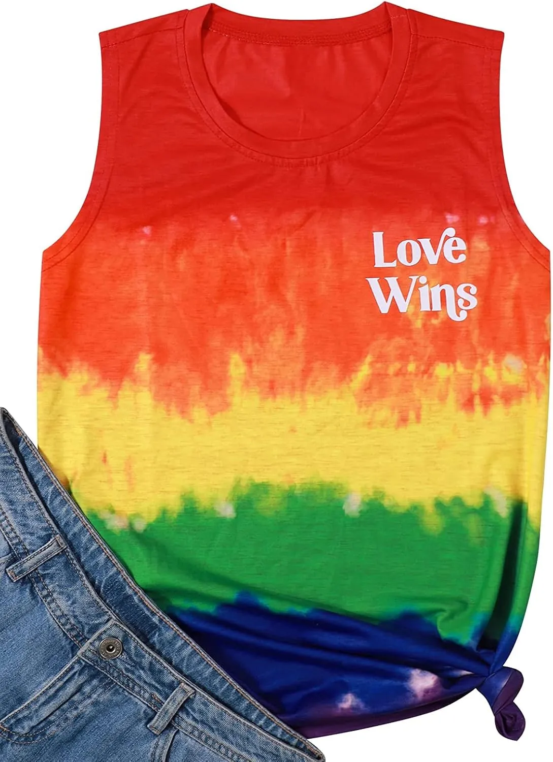 Pride Tank Tops Women Love Wins Gay Sleeveless Shirt LGBT Rainbow Tee Summer LGBTQ Tops