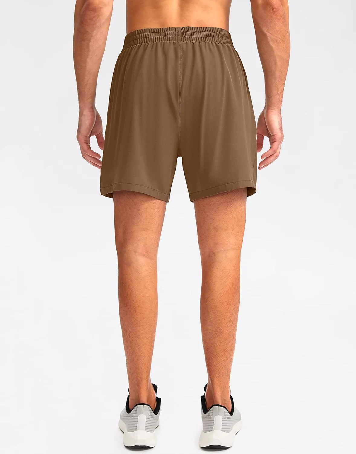 Pudolla Men's Workout Running Shorts 7"/5"/9" Lightweight Gym Athletic Shorts for Men with Zipper Pockets
