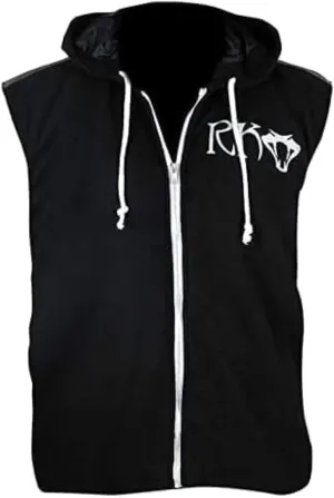 RKO Wrestler Randy Black Cotton Wrestling Hoodie Hooded Orton Vest Men