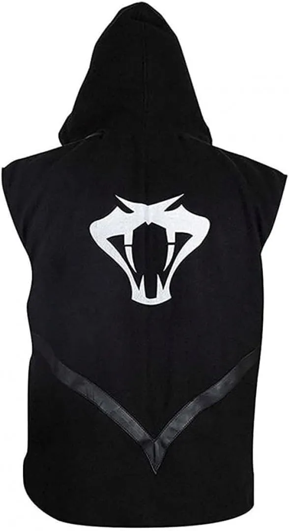 RKO Wrestler Randy Black Cotton Wrestling Hoodie Hooded Orton Vest Men
