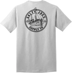SALTY JOES Mens Graphic Logo Heavyweight Cotton T-Shirts in Regular, Big and Tall