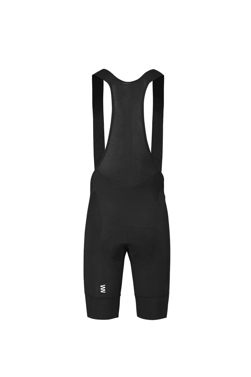 Scale Mens Thermal Bibshorts Black by Suarez