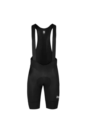 Scale Mens Thermal Bibshorts Black by Suarez