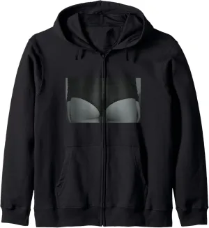 Sexy T-Shirt with Butt in Hot Pants, Lingerie Hoodie Zip Hoodie