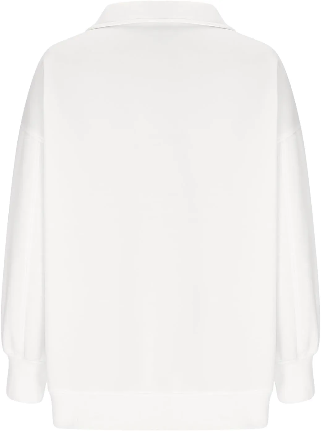 SMIDOW Oversized Sweatshirt For Women 1/4 Zip Up v Neck Fleece Pullovers Casual Loose Fall Fashion 2024 Teen Girls Clothes