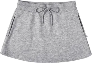 SOFIA'S CHOICE Mini Skirts for Women Summer Drawstring High Waist Sweat Skirt with Pockets