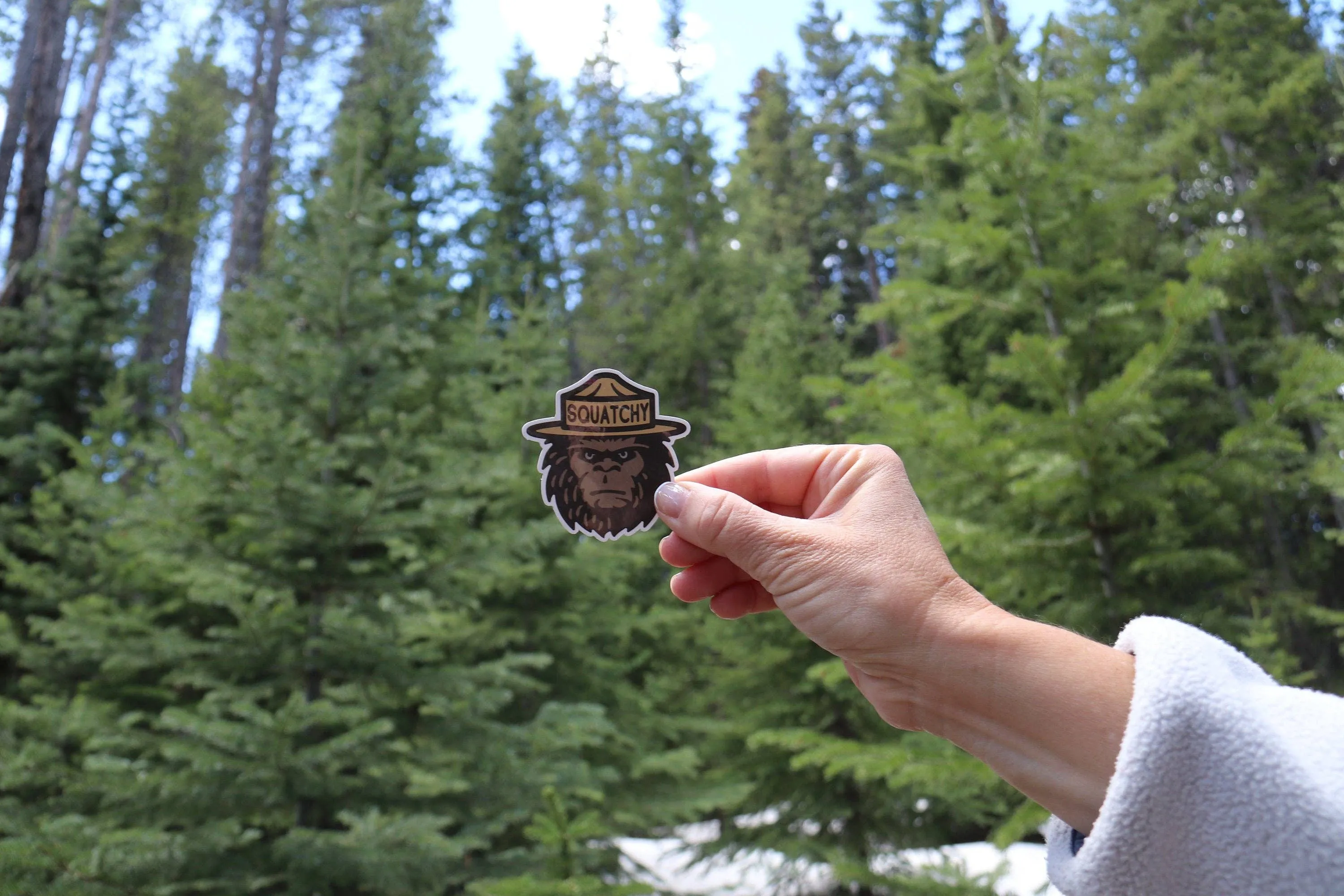 Squatchy Bigfoot Sticker