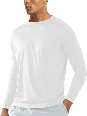SWEET POISON Men's UPF 50  Sun Shirts Long Sleeve UV Protection Lightweight Dry Fit T-Shirt for Athletic Outdoor Tee