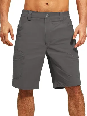 Tactical Cargo Shorts for Men Quick-Dry Lightweight Work Shorts with 7 Pockets,Durable Hiking Outdoor Short