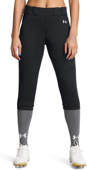Under Armour Womens Utility Pro Softball Pants - Lightweight and Durable Performance Fabric XL Black-White