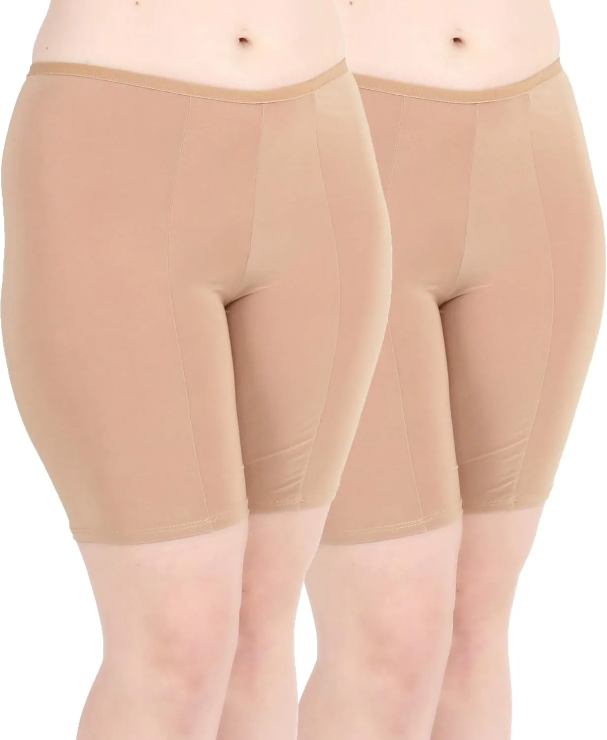 Undersummers Classic Shortlette, Thigh Anti Chafing Shorts Women Slip Shorts for Women Under Dress, Undergarments for Dresses