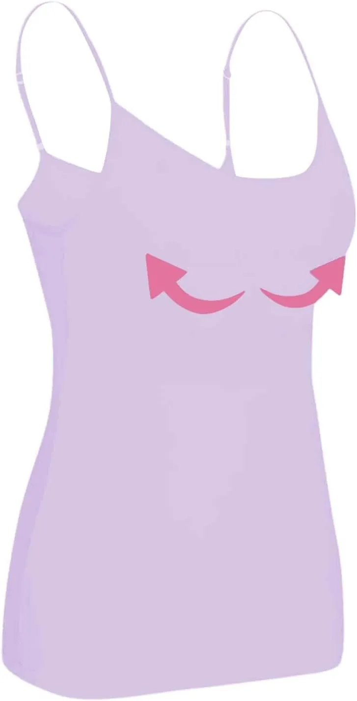 Women Camisoles Tank Top Trendy Basic Yoga Vest with Built in Padded Cotton 2025 Summer Home Daily Casual Shirts