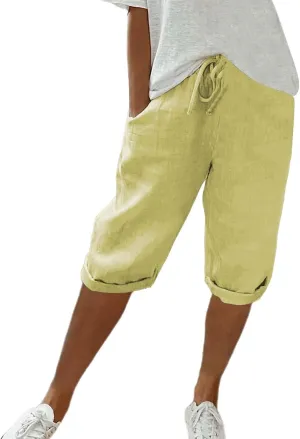 Women Linen Palazzo Pants Linen Vintage Floral Print Casual Pants  Perfect for Spring Loose Cotton Linen Palazzo Pants