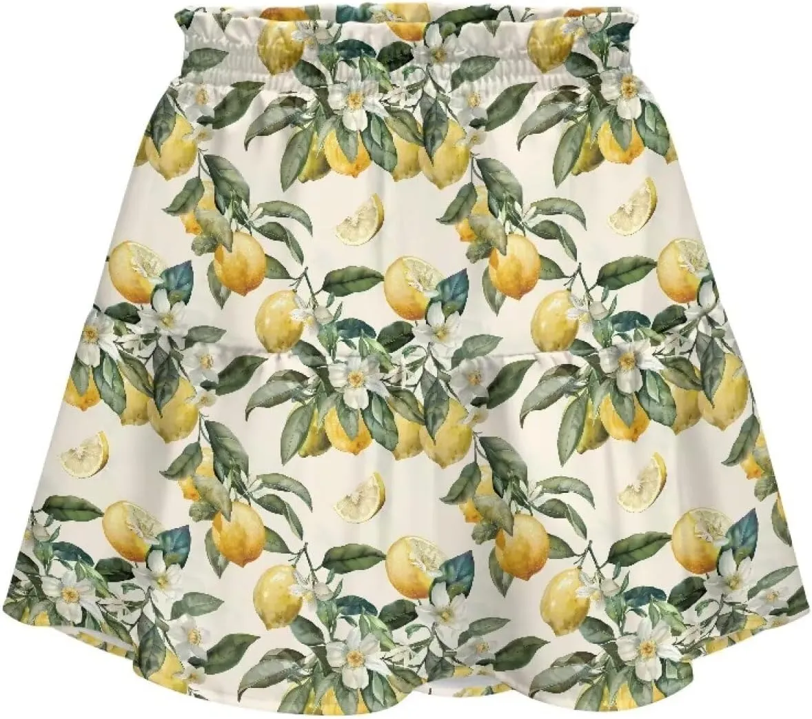 Women Pleated Flowy Skirt A-Line Printed Sexy Mini Skirts for Vacation Travel Parties Dance