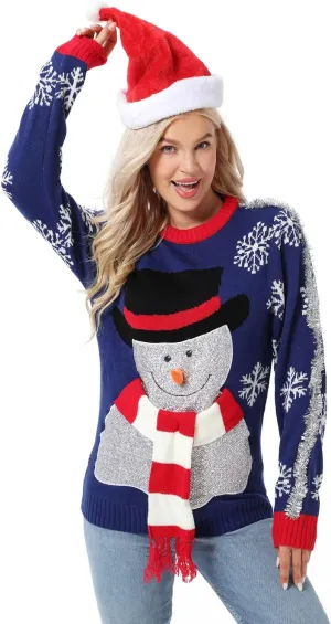 Women Ugly Christmas Hoodie for Adult Men`s Unisex Xmas Hooded Sweater Pullover for Party Festive