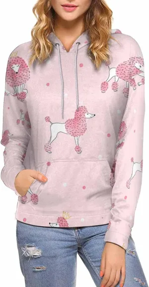 Womens Hoodie Paw print Bones Geometric Figures Women Sweatshirts Long Sleeve Sweaters Pullover Outfits