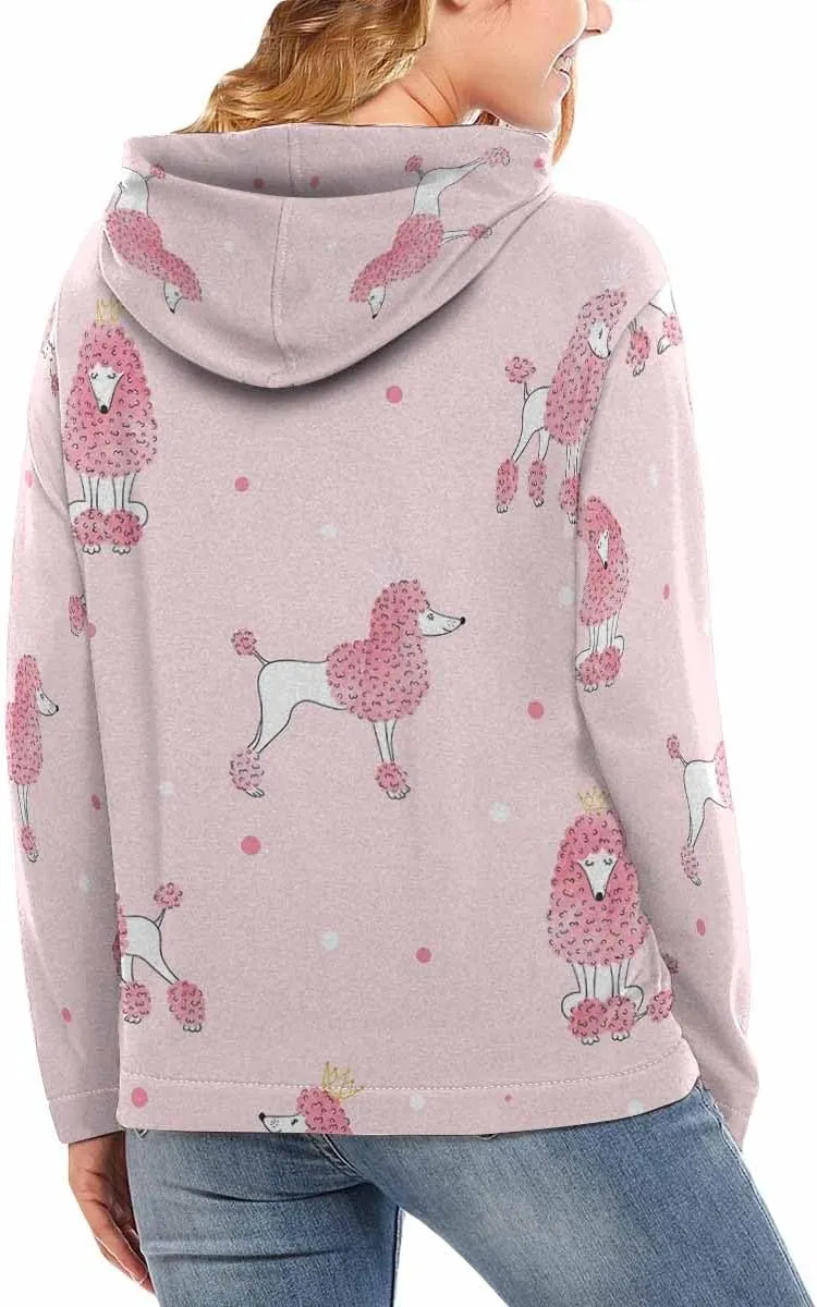 Womens Hoodie Paw print Bones Geometric Figures Women Sweatshirts Long Sleeve Sweaters Pullover Outfits
