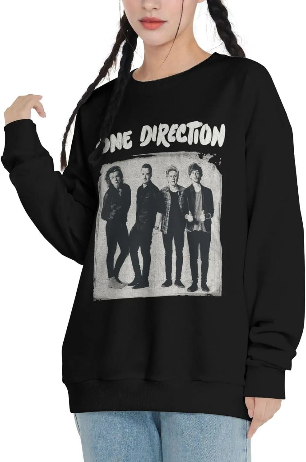 Women'S Long Sleeve Hoodie Tracksuit Casual Fall Clothes For Women Pullover