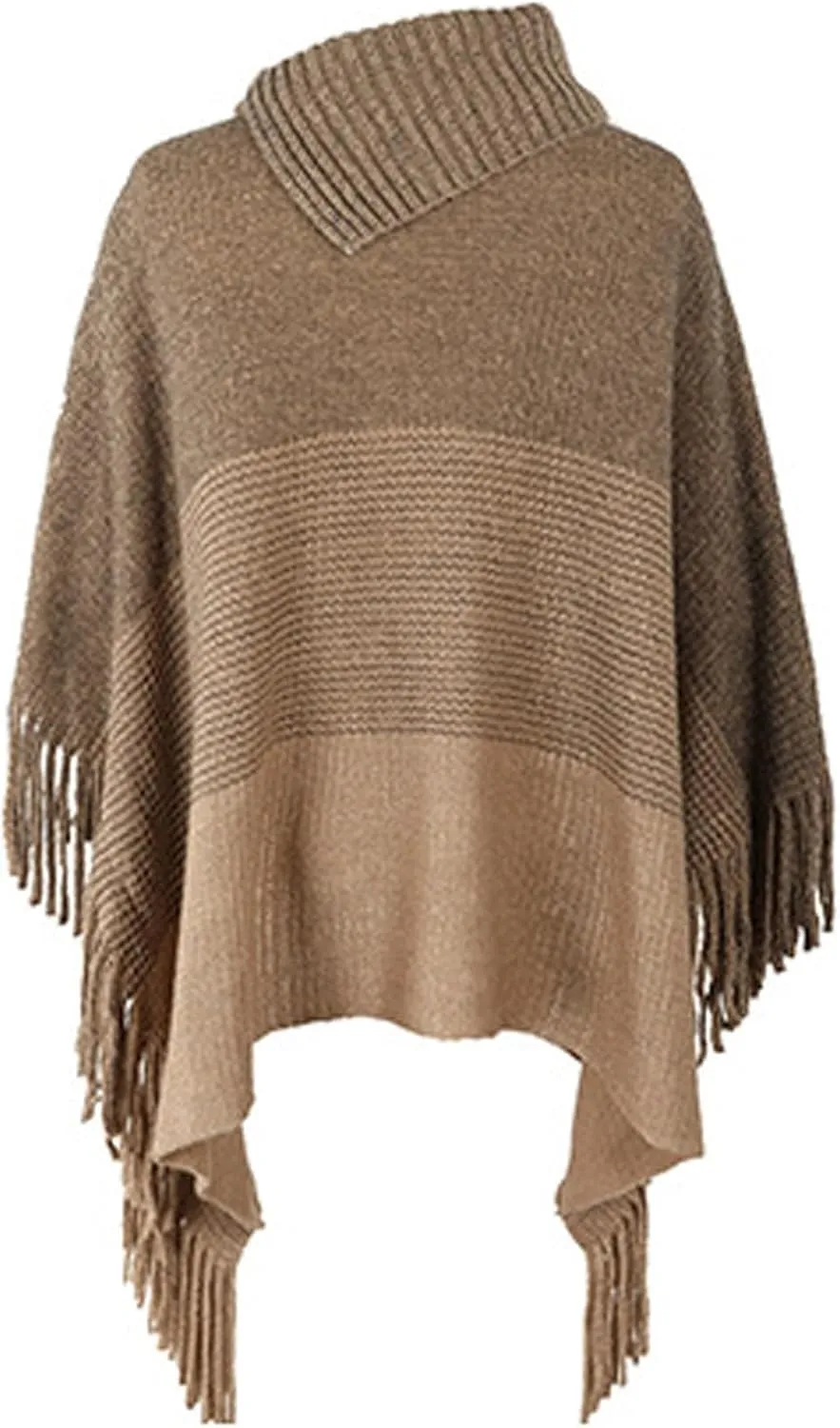 Womens Plaid Poncho Cape Winter Warm Coat Faux Fur Trim Shawl Cloak Elegant Pullover Shawls Cape Layers
