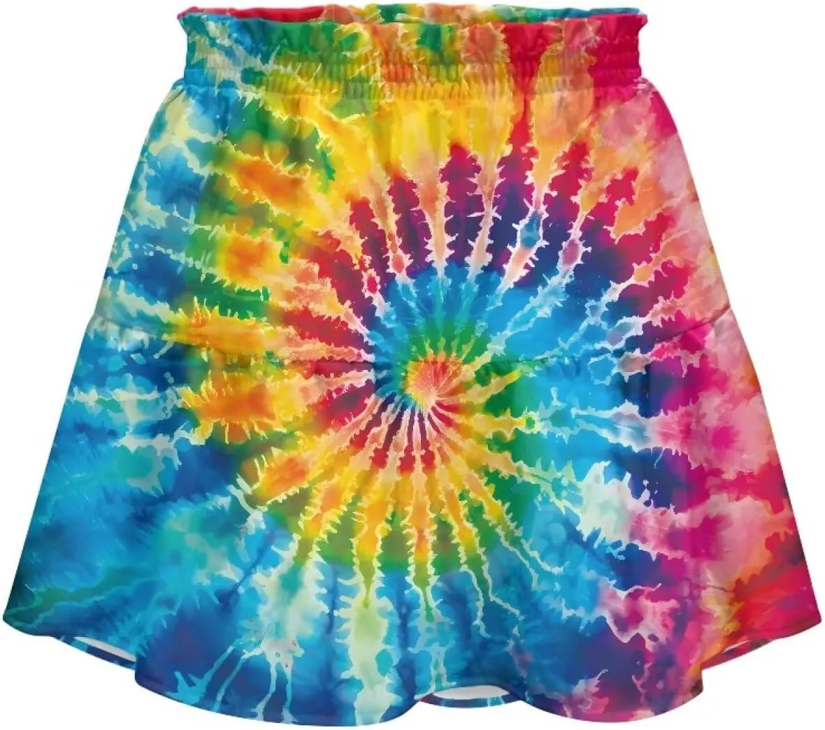 Women's Sexy Mini Skirt High Waist Flowy Summer Beach Aline Skirts for Night Clubs Music Festivals Party