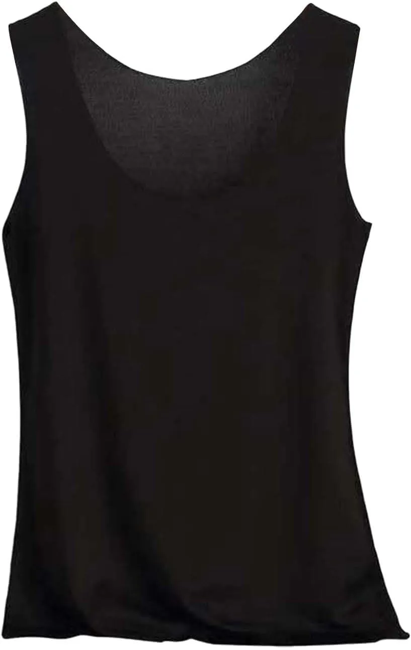 Womens Tank Tops with Built in Bra Cotton Sleeveless Camisole Shelf Bra Tops Yoga Shirts with Support Undershirts