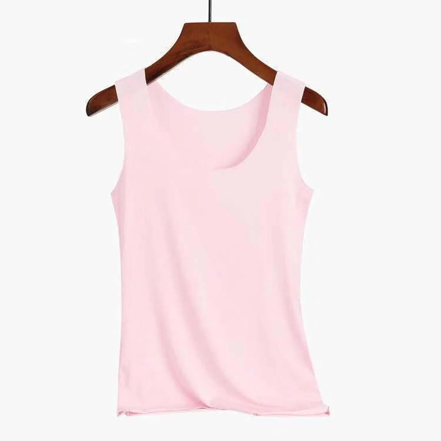 Womens Tank Tops with Built in Bra Cotton Sleeveless Camisole Shelf Bra Tops Yoga Shirts with Support Undershirts