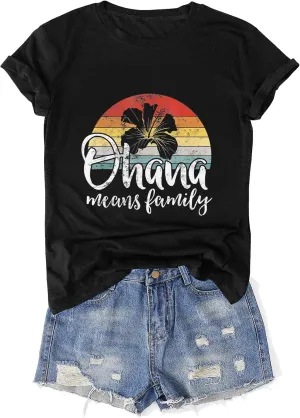 ZAFUL Women Graphic Tshirts Vintage Print Top Cute Summer Casual Short Sleeve Raglan Tee Shirt